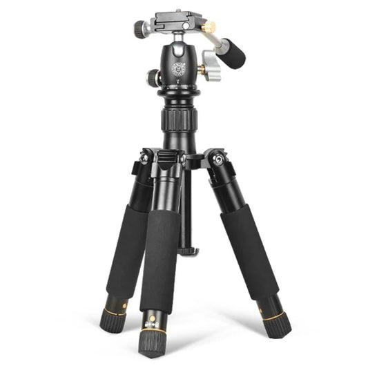 QZSD Q166D SLR Camera Desktop Stand Aluminum Alloy Telescopic Photography Tripod
