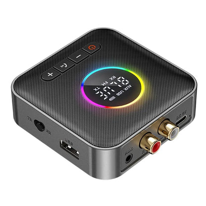 OMS-M10 Bluetooth 5.4 Transmitter FM Audio Bluetooth Receiver Adapter Support U Disk Music Play
