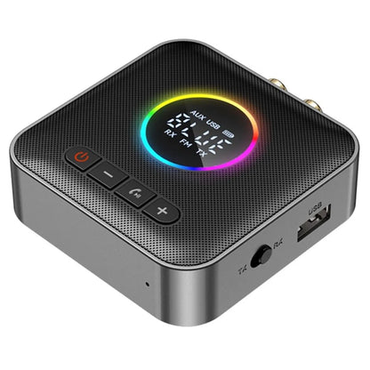 OMS-M10 Bluetooth 5.4 Transmitter FM Audio Bluetooth Receiver Adapter Support U Disk Music Play
