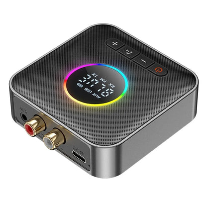 OMS-M10 Bluetooth 5.4 Transmitter FM Audio Bluetooth Receiver Adapter Support U Disk Music Play