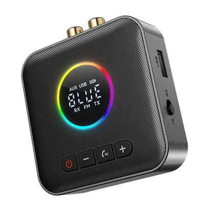 OMS-M10 Bluetooth 5.4 Transmitter FM Audio Bluetooth Receiver Adapter Support U Disk Music Play