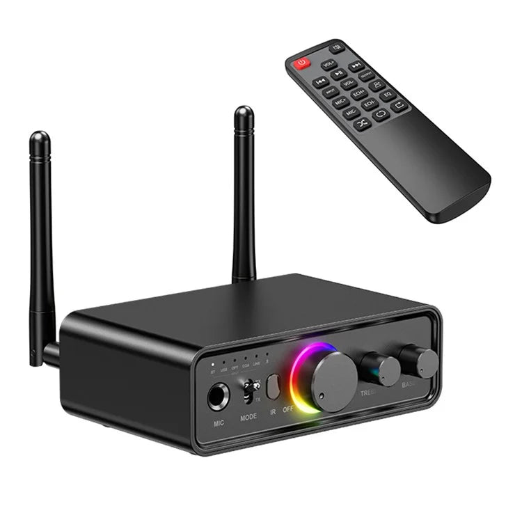 OMS-M18 Bluetooth 5.3 Transmitter Receiver with Remote Control for TV to Wireless Headphone / Speaker
