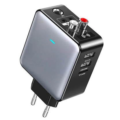 H6 Bluetooth 5.3 Transmitter Audio Bluetooth Receiver Adapter with Remote Control