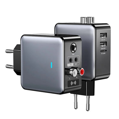 H6 Bluetooth 5.3 Transmitter Audio Bluetooth Receiver Adapter with Remote Control