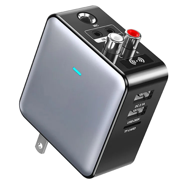 H6 Bluetooth 5.3 Transmitter Audio Bluetooth Receiver Adapter with Remote Control