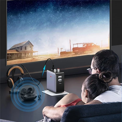 H6 Bluetooth 5.3 Transmitter Audio Bluetooth Receiver Adapter with Remote Control