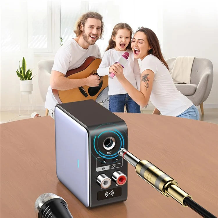 H6 Bluetooth 5.3 Transmitter Audio Bluetooth Receiver Adapter with Remote Control