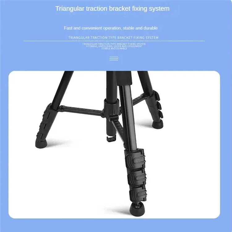 QZSD Q111H SLR Camera Phone Stand Aluminum Alloy+ABS Telescopic Live Streaming Photography Tripod