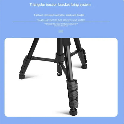 QZSD Q111H SLR Camera Phone Stand Aluminum Alloy+ABS Telescopic Live Streaming Photography Tripod
