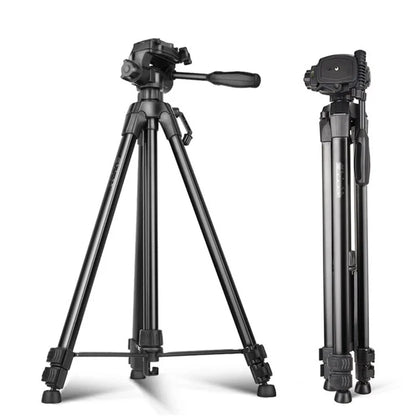 QZSD Q1730 173cm SLR Camera Phone Holder Tripod Telescopic Live Streaming Photography Floor Stand