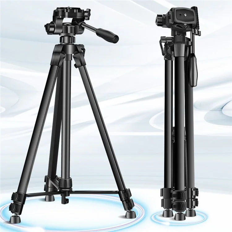 QZSD Q1730 173cm SLR Camera Phone Holder Tripod Telescopic Live Streaming Photography Floor Stand