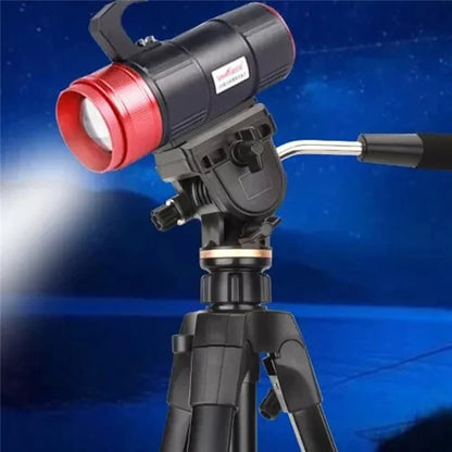 QZSD Q1750 174cm SLR Camera Phone Holder Aluminum Alloy + ABS Tripod Telescopic Live Streaming Photography Stand