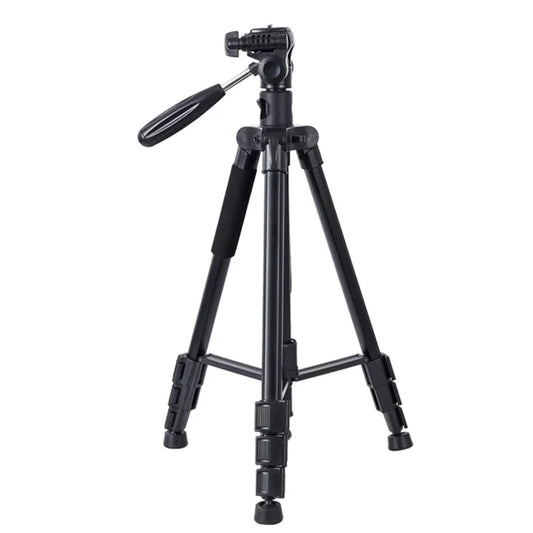 ZOMEI M1 Tripod Camera Bracket Center Axis Horizontal Mobile Phone Live Streaming Stand 4-Section Telescopic Stand, Black