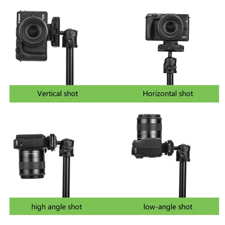 YUNTENG VCT-580 Telescopic Tripod with 1 / 4" Screw for Nikon Canon Sony DSLR Camera