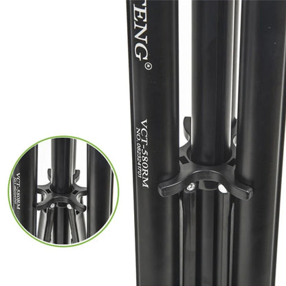 YUNTENG VCT-580 Telescopic Tripod with 1 / 4" Screw for Nikon Canon Sony DSLR Camera