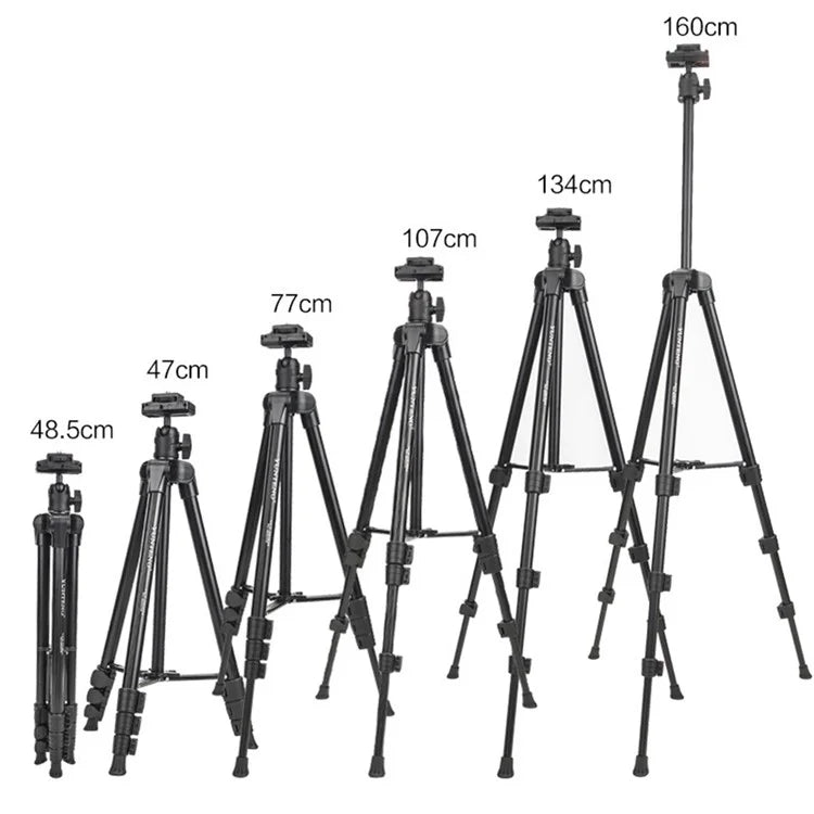 YUNTENG VCT-580 Telescopic Tripod with 1 / 4" Screw for Nikon Canon Sony DSLR Camera