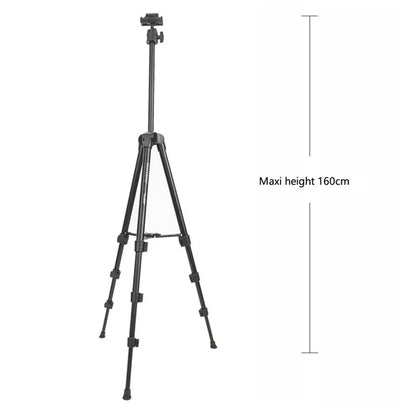 YUNTENG VCT-580 Telescopic Tripod with 1 / 4" Screw for Nikon Canon Sony DSLR Camera