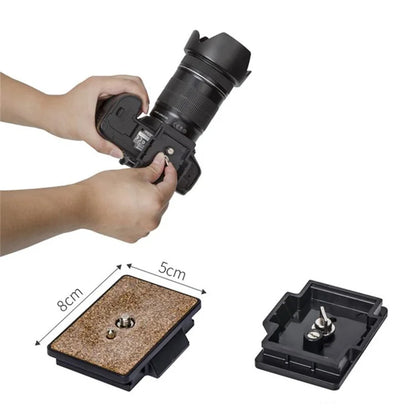 YUNTENG VCT-999RM Portable Aluminum Alloy Tripod with Quick Release Plate for Canon Nikon DSLR Camera
