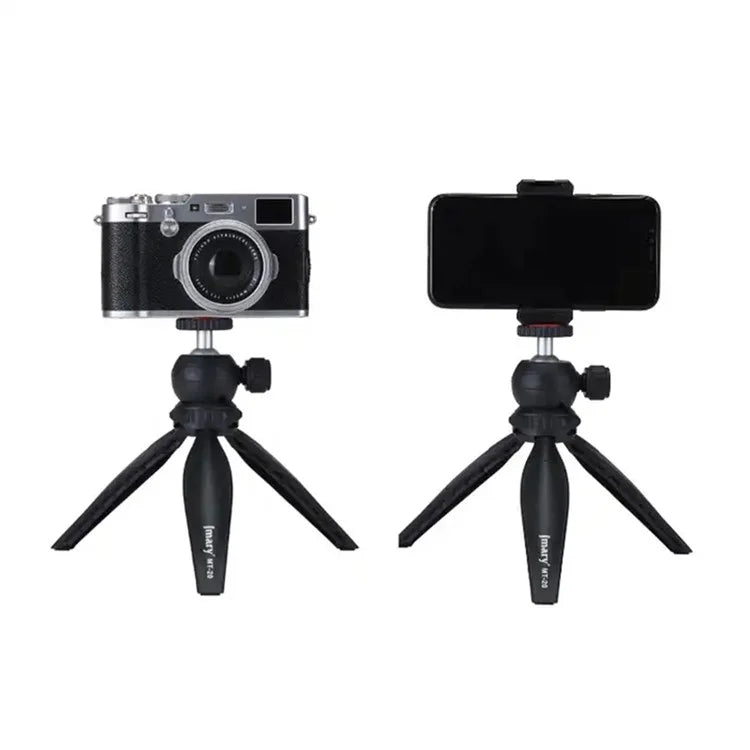 JMARY MT-20 360 Degree Ball Head Selfie Stick Folding Desktop Tripod with Phone Holder
