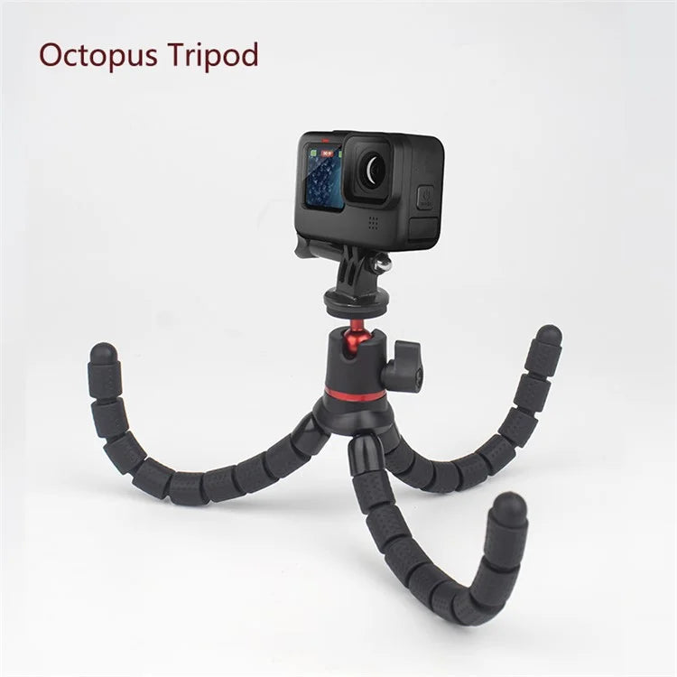 JUNNX JX-PJ-04 1 / 4" Screw Flexible Octopus Tripod Stand with Rotating Ball Head