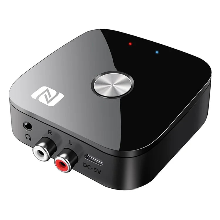 T68 Vintage Audio Amplifier Wireless Adapter NFC Bluetooth 5.3 Audio Adapter with 3.5mm / RCA