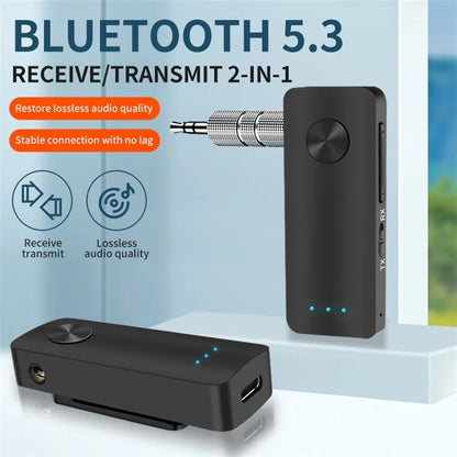 T66 Wireless Bluetooth Adapter Hands-free Call Audio Receiver Transmitter