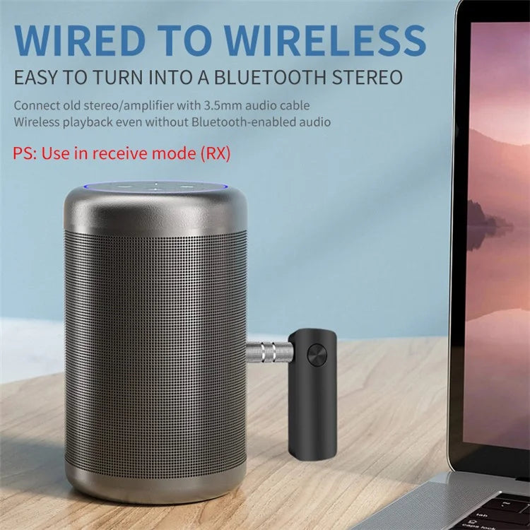 T66 Wireless Bluetooth Adapter Hands-free Call Audio Receiver Transmitter