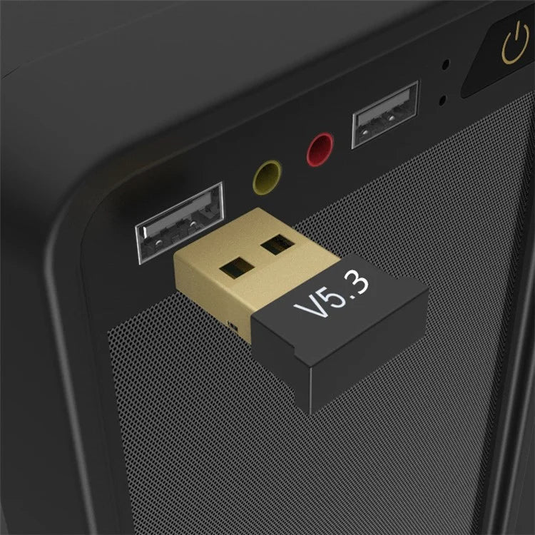 Computer USB Bluetooth 5.3 Adapter Receiver Dongle Transmitter for Laptop Headset