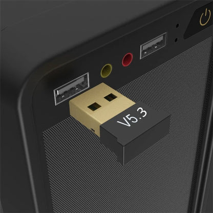 Computer USB Bluetooth 5.3 Adapter Receiver Dongle Transmitter for Laptop Headset