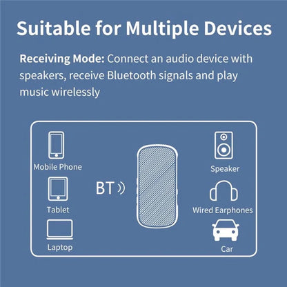 GR11-GT Wireless Bluetooth 5.2 Adapter Audio Receiver / Transmitter with Qualcomm Chip