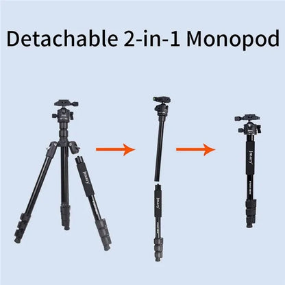 JMARY KT285+NB40 Detachable Camera Phone Stand Telescopic Live Streaming Photography Monopod Tripod