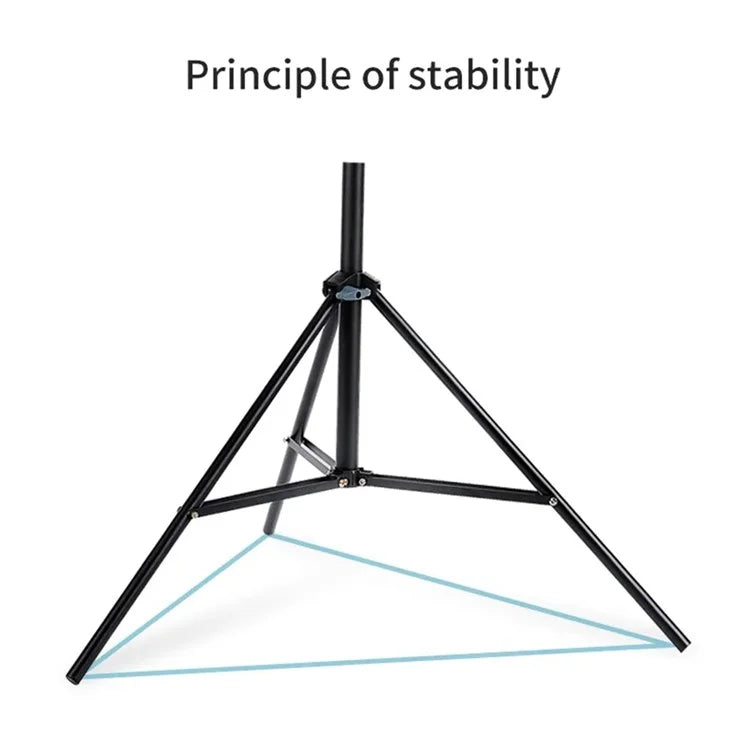JMARY MT-75 Portable Photography Lightweight Tripod SPCC Steel Telescopic Camera Phone Stand