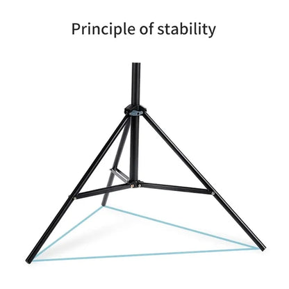 JMARY MT-75 Portable Photography Lightweight Tripod SPCC Steel Telescopic Camera Phone Stand