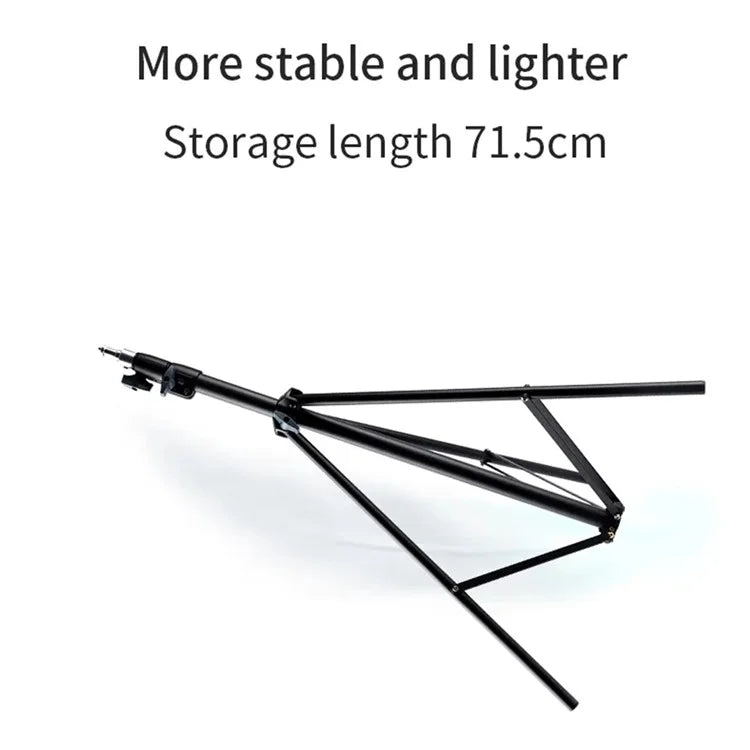 JMARY MT-75 Portable Photography Lightweight Tripod SPCC Steel Telescopic Camera Phone Stand