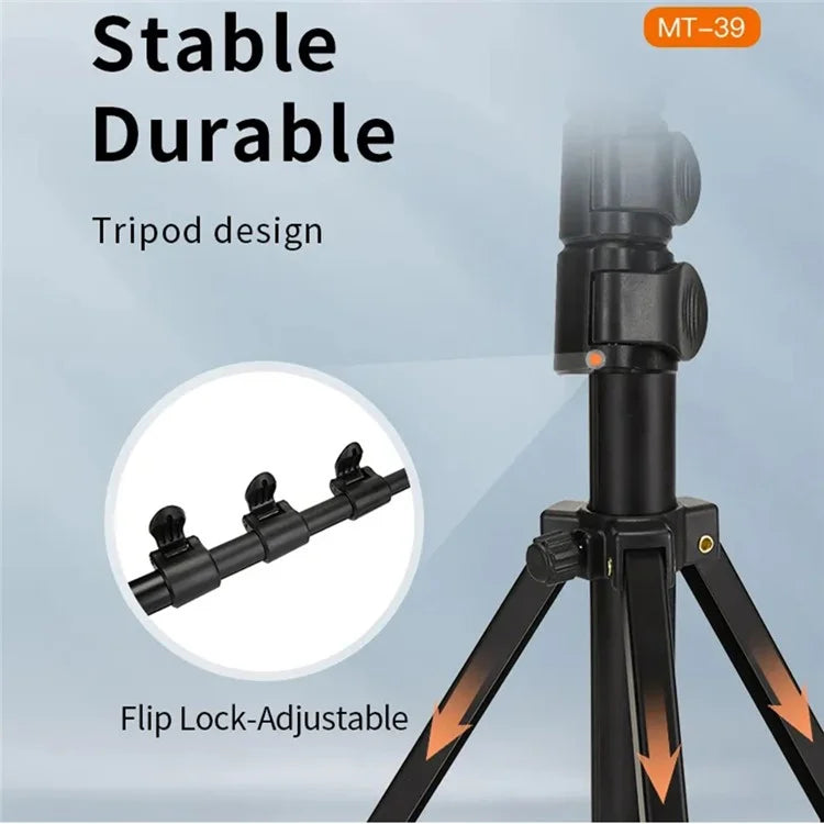 JMARY MT-39 Live Streaming DSLR Camera Stand Holder Phone Clamp Tripod