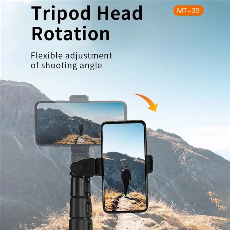 JMARY MT-39 Live Streaming DSLR Camera Stand Holder Phone Clamp Tripod