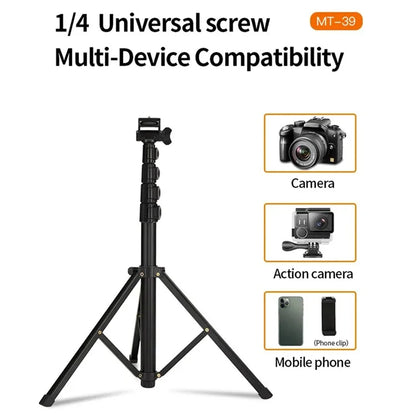 JMARY MT-39 Live Streaming DSLR Camera Stand Holder Phone Clamp Tripod