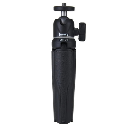 JMARY MT-27 3 Sections Adjustable Portable Live Streaming Desktop Tripod + Phone Holder