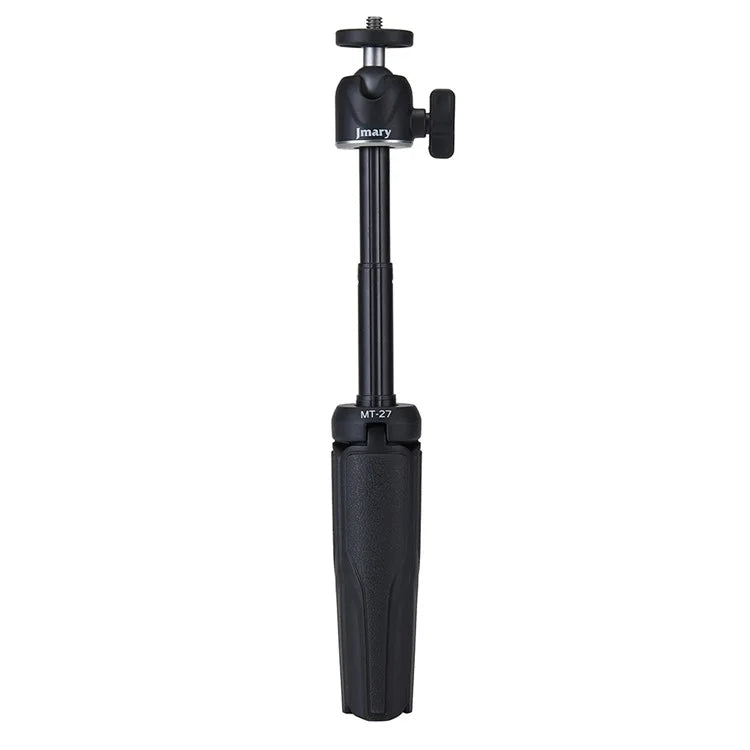 JMARY MT-27 3 Sections Adjustable Portable Live Streaming Desktop Tripod + Phone Holder