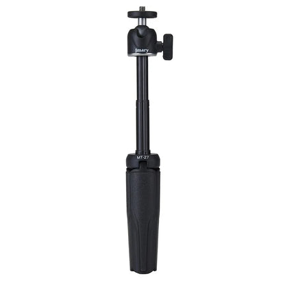 JMARY MT-27 3 Sections Adjustable Portable Live Streaming Desktop Tripod + Phone Holder