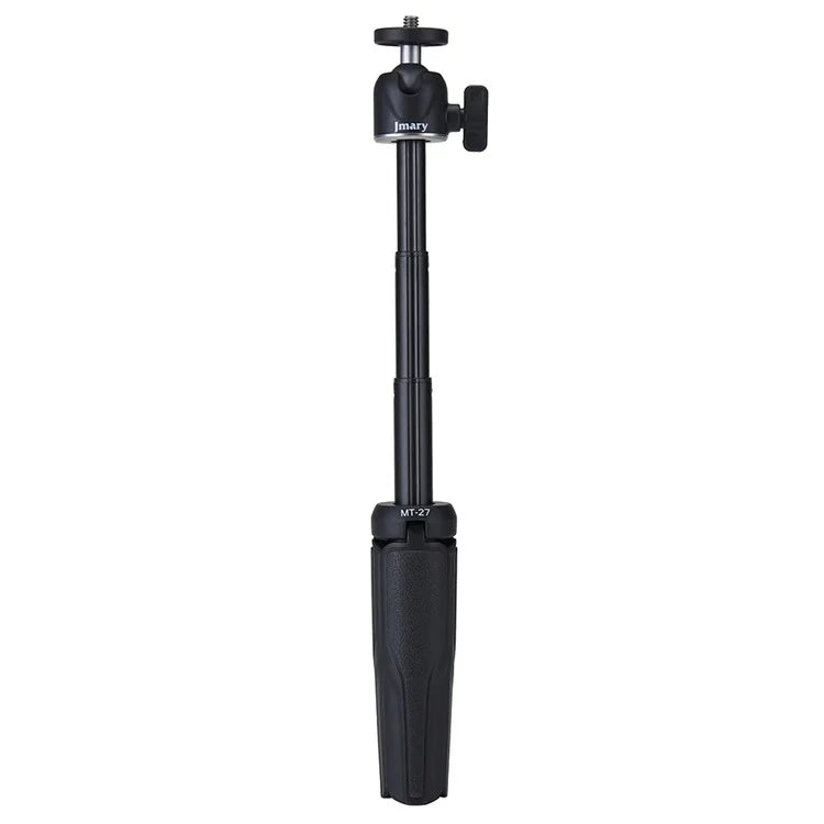 JMARY MT-27 3 Sections Adjustable Portable Live Streaming Desktop Tripod + Phone Holder