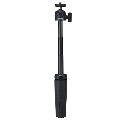 JMARY MT-27 3 Sections Adjustable Portable Live Streaming Desktop Tripod + Phone Holder