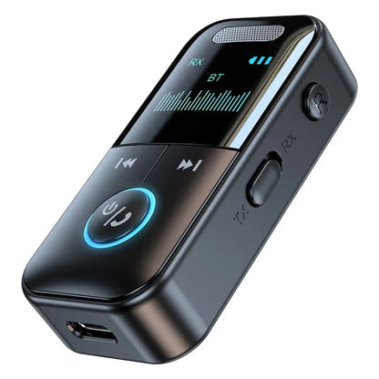 GT69 Bluetooth 5.4 Transmitter Receiver 2-In-1 Audio Adapter AUX Connector