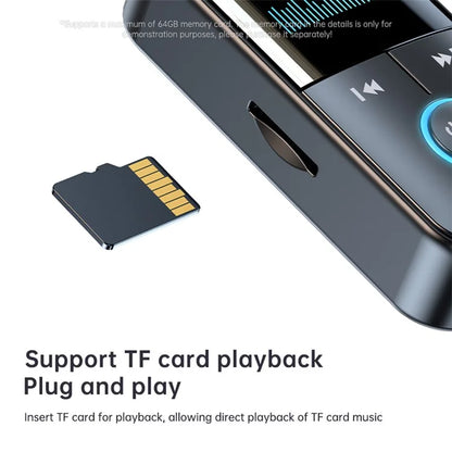 GT69 Bluetooth 5.4 Transmitter Receiver 2-In-1 Audio Adapter AUX Connector