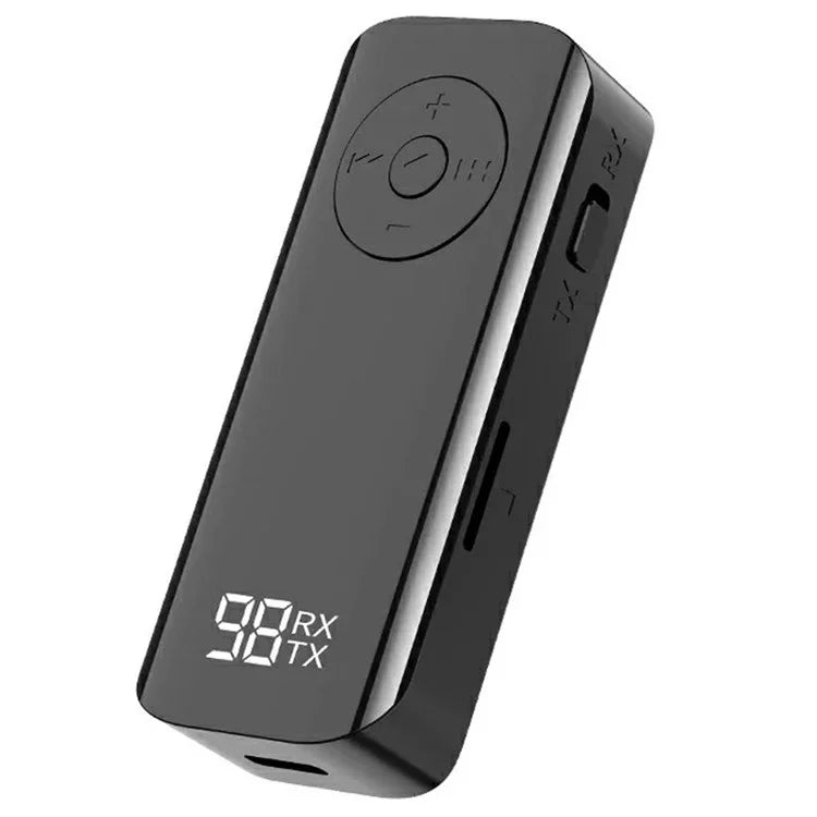 M06 Bluetooth 5.3 Audio Transmitter Lavalier Receiver for Car AUX Headphone Adapter