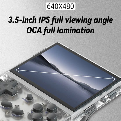 ANBERNIC RG35XX+ 3.5-inch Screen Gaming Console Open Source Handheld Game Machine, with 64G+128G TF Card