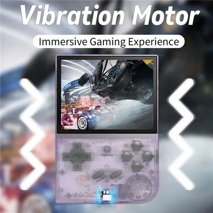 ANBERNIC RG35XX+ 3.5-inch Screen Gaming Console Open Source Handheld Game Machine, with 64G+128G TF Card