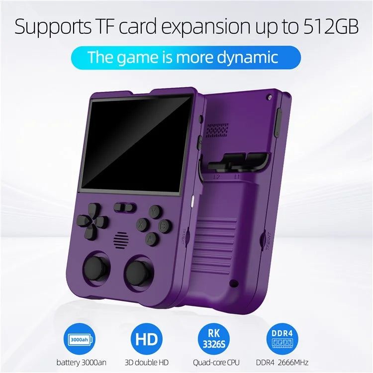 AMPOWN XU10 Dual Joy-Stick Game Machine Retro Handheld Game Console (No TF Card)