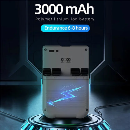 AMPOWN XU10 128GB Game Console Vintage Dual Joy-Stick Handheld Game Machine