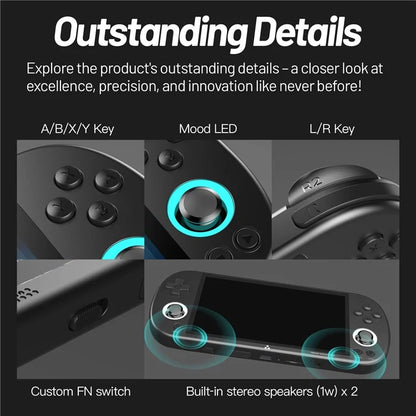 ANBERNIC Retro Handheld Game Console Built-In 26+ Emulator Console (With 64G Memory Card, English Version)